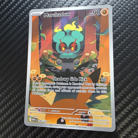 pokemon marshadow card 2025 Japanese M1L-Mega Brave #069 Japanese Art Rare PSA 10 [Fighting] Pokemon - Marshadow 080/203 -
